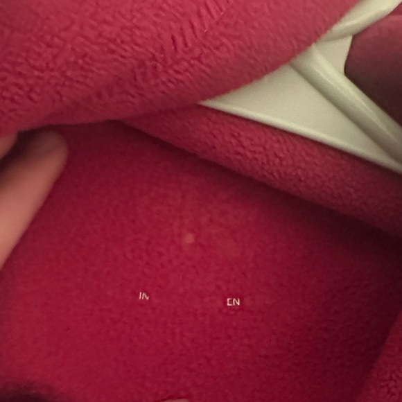 Calvin Klein Raspberry Fleece Jacket - Picture 3 of 3